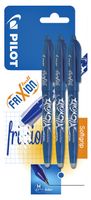 Rollerpen PILOT Frixion blauw 0.35mm blister ÃƒÆ’ 3 stuks - thumbnail