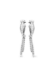 TANE México 1942 boucles d'oreilles Quetzal en argent sterling