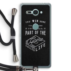 Life: Sony Xperia XZ2 Compact Transparant Hoesje met koord