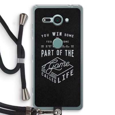 Life: Sony Xperia XZ2 Compact Transparant Hoesje met koord