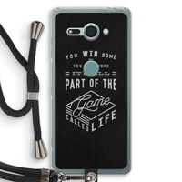 Life: Sony Xperia XZ2 Compact Transparant Hoesje met koord