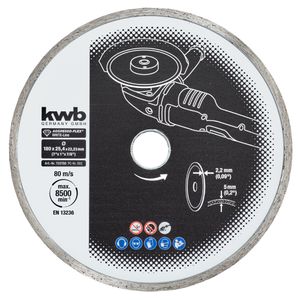 KWB AGGRESSO-FLEX® White-Line DIAMANT-doorslijpschijven | ø 180 mm - 725750 725750