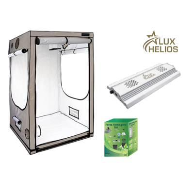 EU EU Home Complete Grow Box - 100x100x200cm + Lux Helios LED 300W