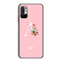 Pink Bouquet: Xiaomi Redmi Note 10 5G Transparant Hoesje