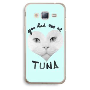 You had me at tuna: Samsung Galaxy J3 (2016) Transparant Hoesje