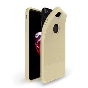 Apple iPhone 7 | 8 | SE 2020/2022 TPU Hoesje Geborsteld Goud