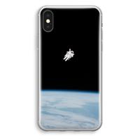 Alone in Space: iPhone XS Transparant Hoesje