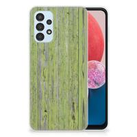 Samsung Galaxy A13 4G | Bumper Hoesje | Green Wood Samsung Galaxy A13 4G | Bumper Hoesje | Green Wood