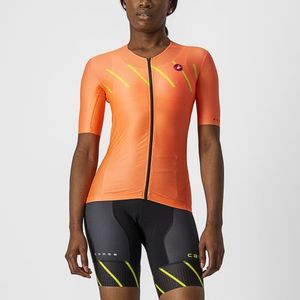 Castelli Free speed 2 W race tri top oranje dames L