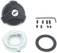 VAICO Tankdop voor benzinetank, afsluitbaar tank cover vparts black, m434