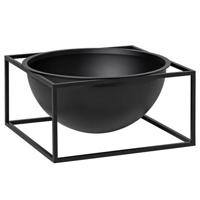 Audo Copenhagen Kubus Bowl Centerpiece schaal large Ø23 zwart