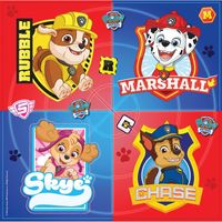 16x Paw Patrol thema feest servetten 23 cm - thumbnail