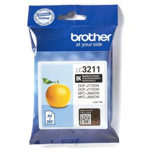 Brother inktcartridge, 200 pagina's, OEM LC-3211BK, zwart