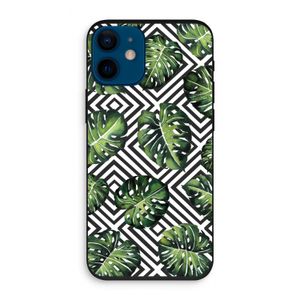 Geometrische jungle: iPhone 12 mini Biologisch afbreekbaar hoesje