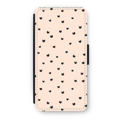 Kleine kattenkopjes: iPhone 7 Flip Hoesje