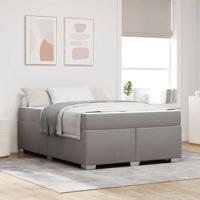 Bedframe Taupe 140 x 200 cm Stof
