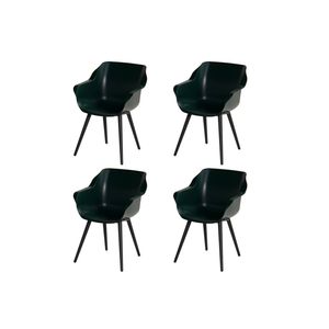 Hartman Sophie Studio dining armstoel - Night green - Set van 4