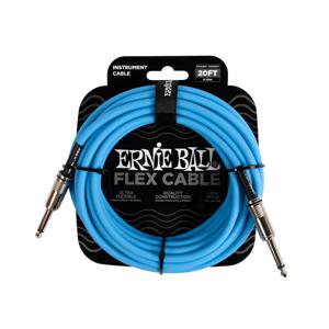 Ernie Ball Flex Cable audio kabel 6,1 m 6.35mm Blauw