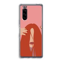 Woke up like this: Sony Xperia 5 Transparant Hoesje