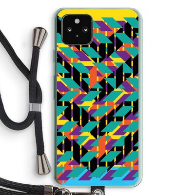 Skew Bee 1: Pixel 5a 5G Transparant Hoesje met koord