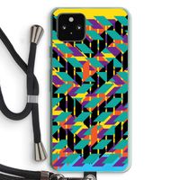 Skew Bee 1: Pixel 5a 5G Transparant Hoesje met koord
