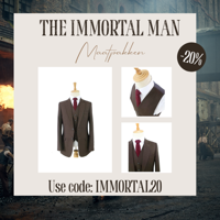 Maatpak Voor Heren | 3-delig Pak | Bruin | Kamgaren Wol | Lichtgewicht & Ademend | Peaky Blinders