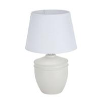 Bureaulamp Versa Aurelia Wit Katoen Keramisch 40 W 20 x 31,5 cm