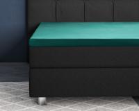 Primaviera Deluxe Topper Satijn Hoeslaken Donker Groen 160 x 220