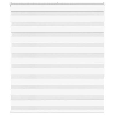 Zebra rolgordijn 135x150 cm stofbreedte 130,9cm polyester wit