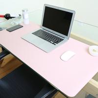 Multifunctionele Business PVC lederen muismat toetsenbord pad tabel mat computer bureau mat grootte: 80 x 40cm (roze)
