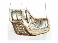 Hangstoel blond l66b65h49 cm - incl. staaldraad