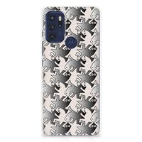 Motorola Moto G60s TPU Hoesje Salamander Grey - thumbnail