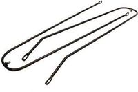 spatbord draadstang set 28 zwart