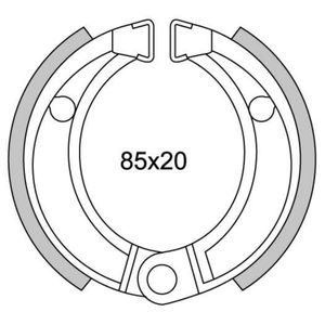 Newfren Remsegmentset gf1253