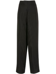 Amir Slama pantalon palazzo en soie - Noir