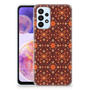 Samsung Galaxy A23 TPU bumper Batik Brown