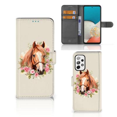 Telefoonhoesje | Met pasjeshouder | voor Samsung Galaxy A73 5G Paard