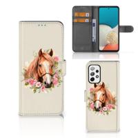 Telefoonhoesje | Met pasjeshouder | voor Samsung Galaxy A73 5G Paard