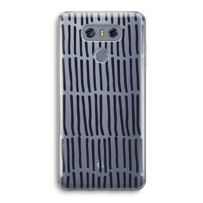 Moroccan stripes: LG G6 Transparant Hoesje