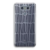 Moroccan stripes: LG G6 Transparant Hoesje