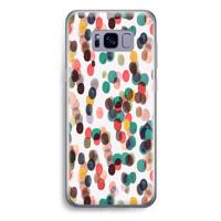 Tropical Dots: Samsung Galaxy S8 Plus Transparant Hoesje