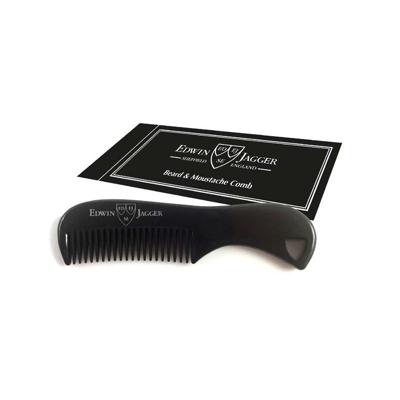 Edwin Jagger Beard & Moustache Beard & Moustache Comb Kam Ref.BMC06 Black 1Stuks Edwin Jagger Beard & Moustache Beard & Moustache Comb Kam Ref.BMC06 Black 1Stuks