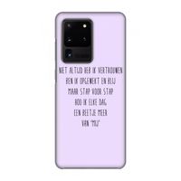 Zelfvertrouwen: Volledig geprint Samsung Galaxy S20 Ultra Hoesje
