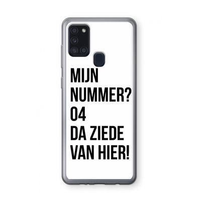 Da ziede van hier: Samsung Galaxy A21s Transparant Hoesje