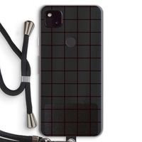 Rooster: Pixel 4a 5G Transparant Hoesje met koord