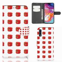 Samsung Galaxy A70 | Book Cover | Paprika Red