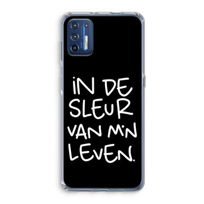 De Sleur: Motorola Moto G9 Plus Transparant Hoesje