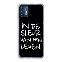 De Sleur: Motorola Moto G9 Plus Transparant Hoesje