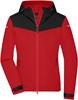 James & Nicholson JN1179 Ladies´ Allweather Jacket - /Light-Red/Black/Light-Red - L