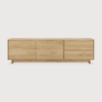 Ethnicraft TV-meubel 'Wave' Geolied Eikenhout, 210cm